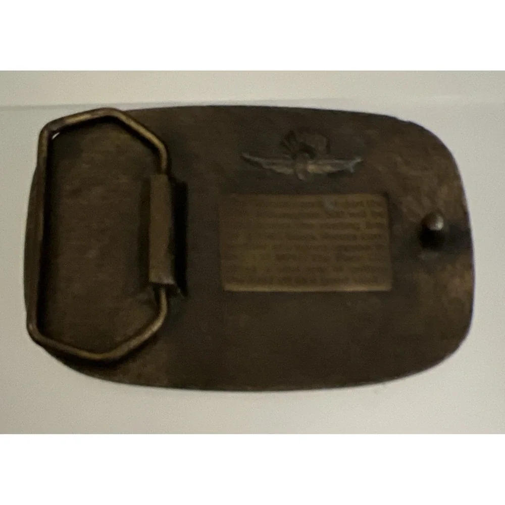 1983‎ Indy 500 Buick Bronze Belt Buckle Riviera Pace Car Vintage Collectible